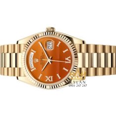 Đồng hồ Rolex Day-Date 36 128238-0088 mặt số đá Carnelian