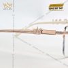 Mắt kính KL làm từ vàng nguyên khối Au750 đính kim cương