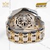 Nhẫn Rolex demi vàng nguyên khối Au750 đính viên chủ 8ly1