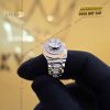Nhẫn Rolex demi vàng nguyên khối Au750 đính viên chủ 8ly1
