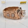 Nhẫn Rolex vàng hồng khối Au750 đính kim cương 8ly1
