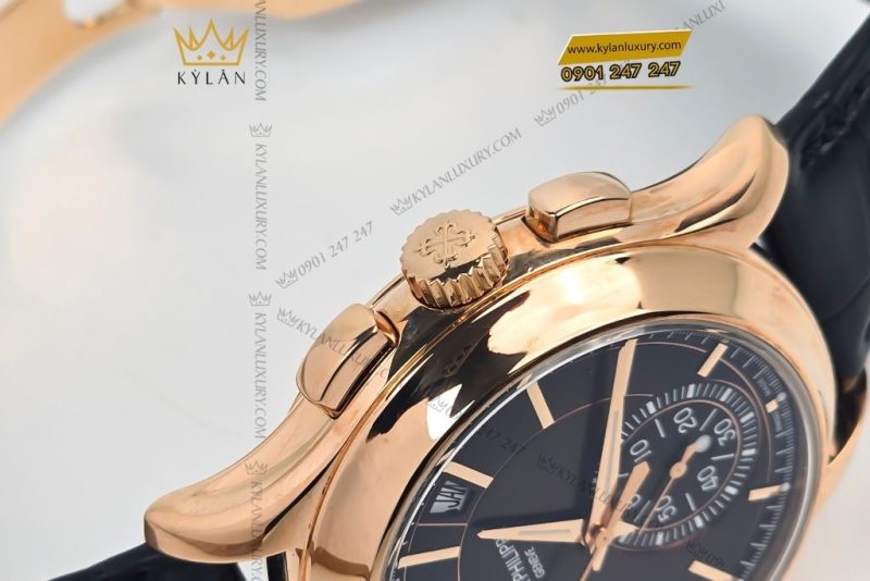 Đồng hồ Patek Philippe Complications 5905R 001 mặt số nâu