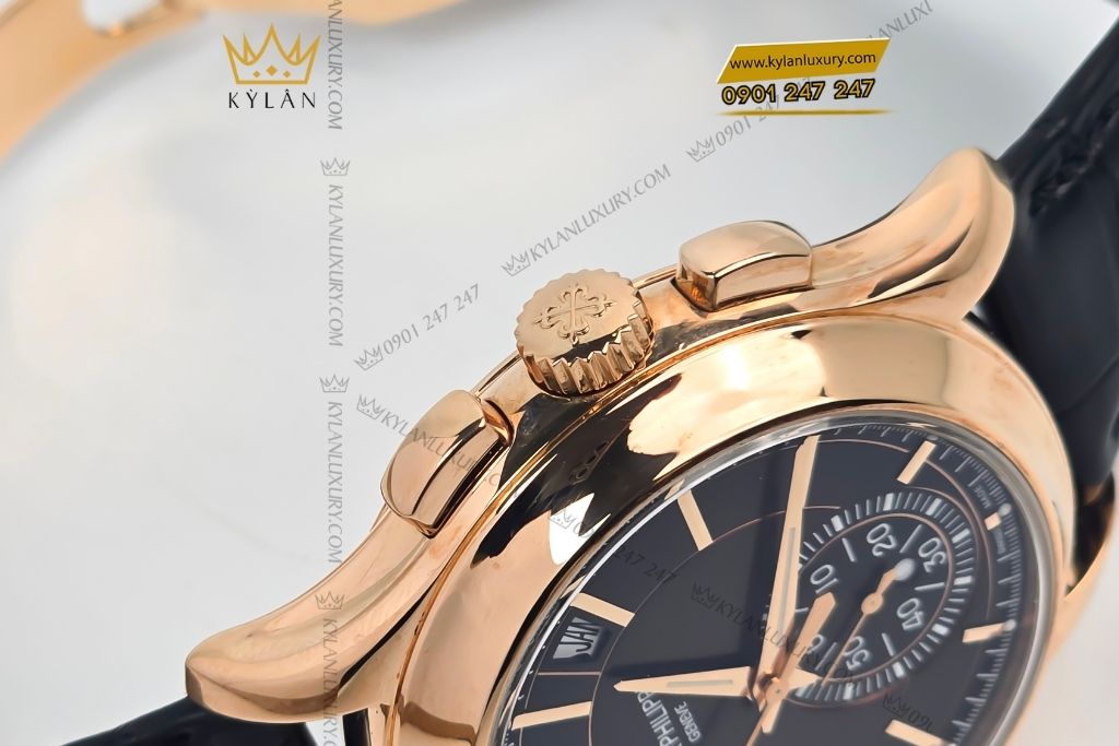 Kỳ Lân Luxury patek philippe complications 5905 mat so nau 15 10 Đồng hồ Patek Philippe Complications 5905R 001 mặt số nâu