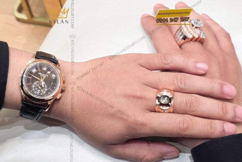 Đồng hồ Patek Philippe Complications 5905R 001 mặt số nâu