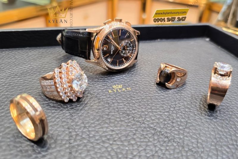 Đồng hồ Patek Philippe Complications 5905R 001 mặt số nâu