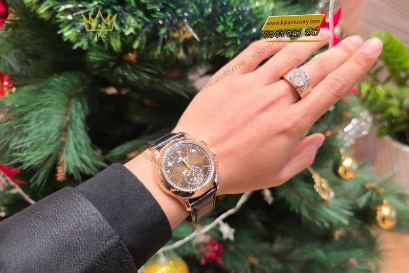 Đồng hồ Patek Philippe Complications 5905R 001 mặt số nâu