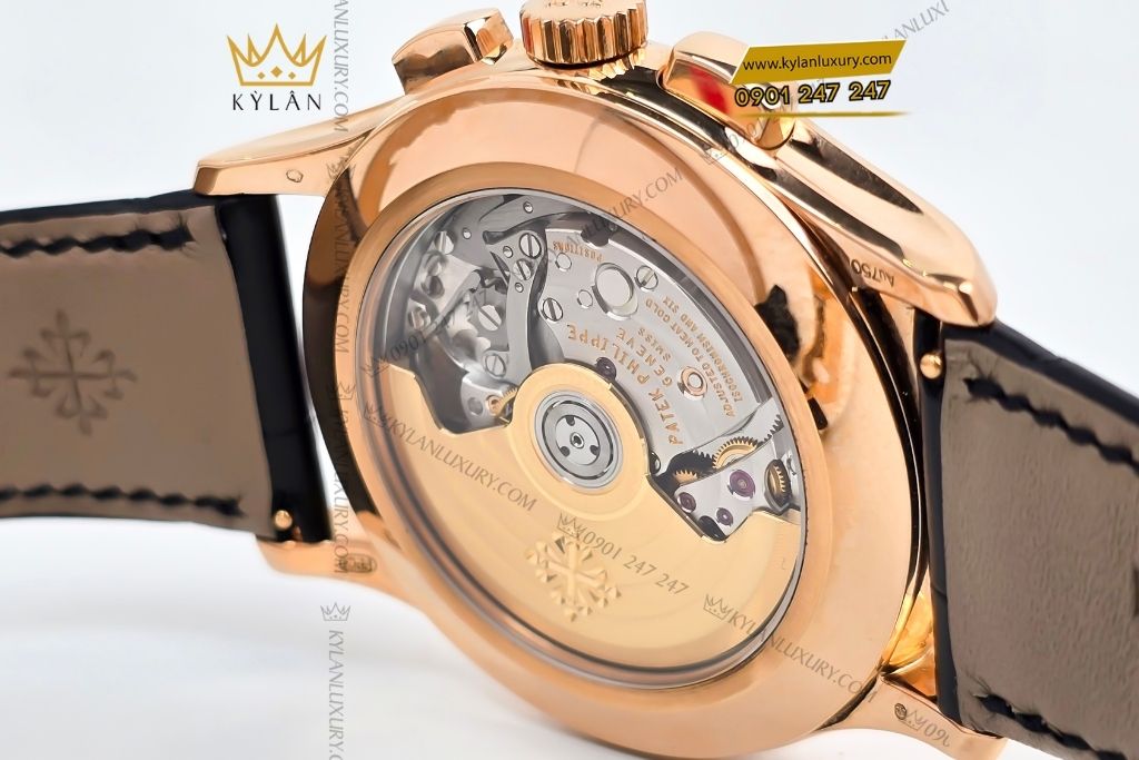 Kỳ Lân Luxury patek philippe complications 5905 mat so nau 15 7 Đồng hồ Patek Philippe Complications 5905R 001 mặt số nâu