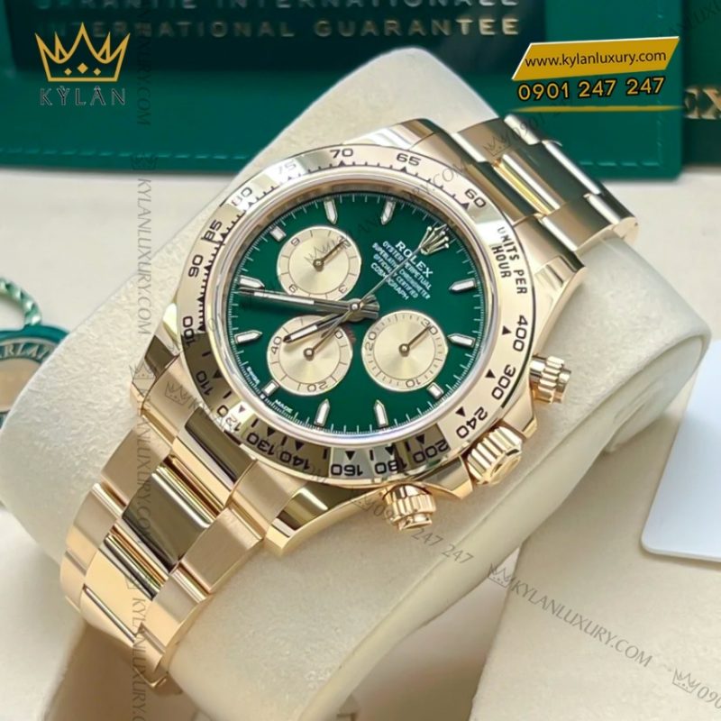 Đồng hồ Rolex Cosmograph Daytona 40 126508 mặt xanh lá cây