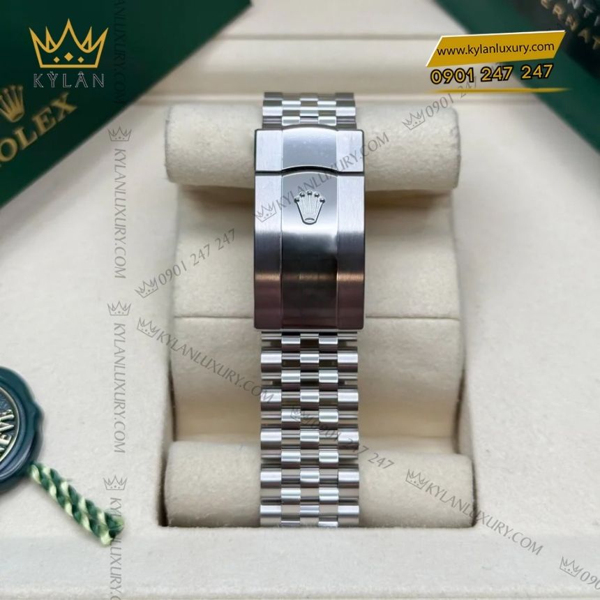 Kỳ Lân Luxury rolex datejust 36mm 126234 0051 xanh bac ha 6 Đồng hồ Rolex Datejust 36mm 126234-0051 mặt số xanh bạc hà