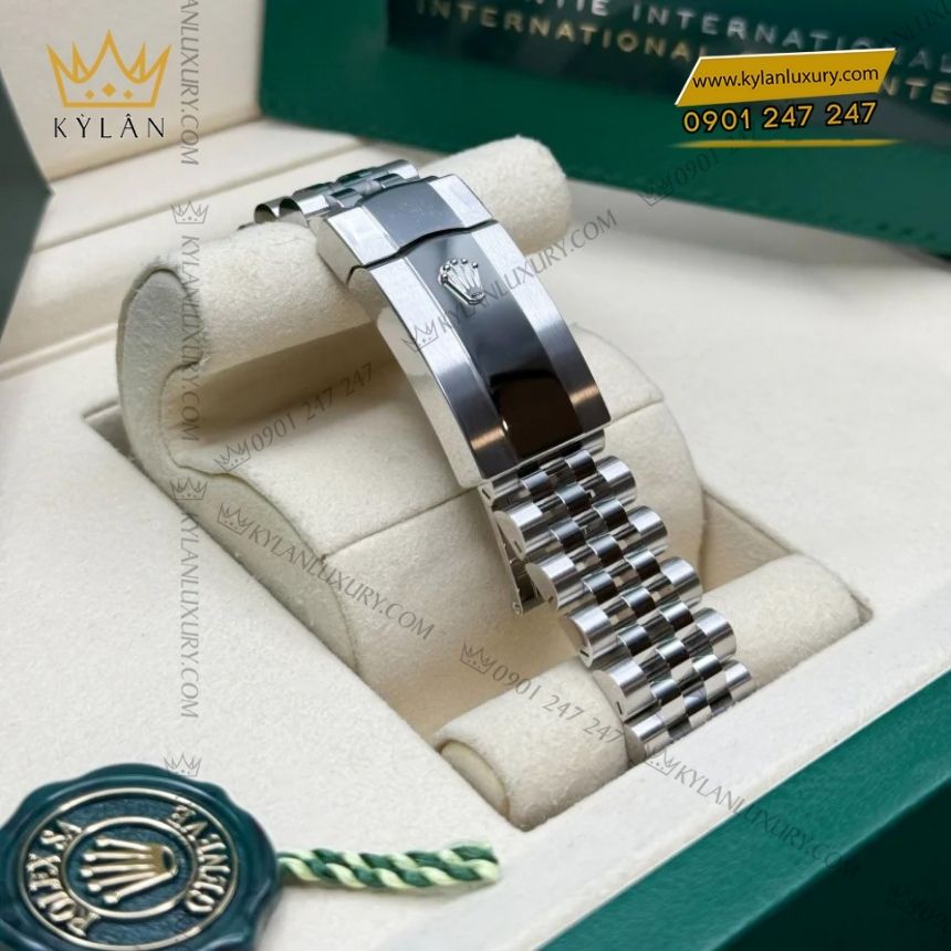 Kỳ Lân Luxury rolex datejust 36mm 126234 0051 xanh bac ha 8 Đồng hồ Rolex Datejust 36mm 126234-0051 mặt số xanh bạc hà