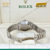 Đồng hồ Rolex Day Date 36 mặt bạc cọc baton 128239-0005