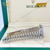 Đồng hồ Rolex Day Date 36 mặt bạc cọc baton 128239-0005