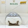 Đồng hồ Rolex Day Date 36 mặt bạc cọc baton 128239-0005