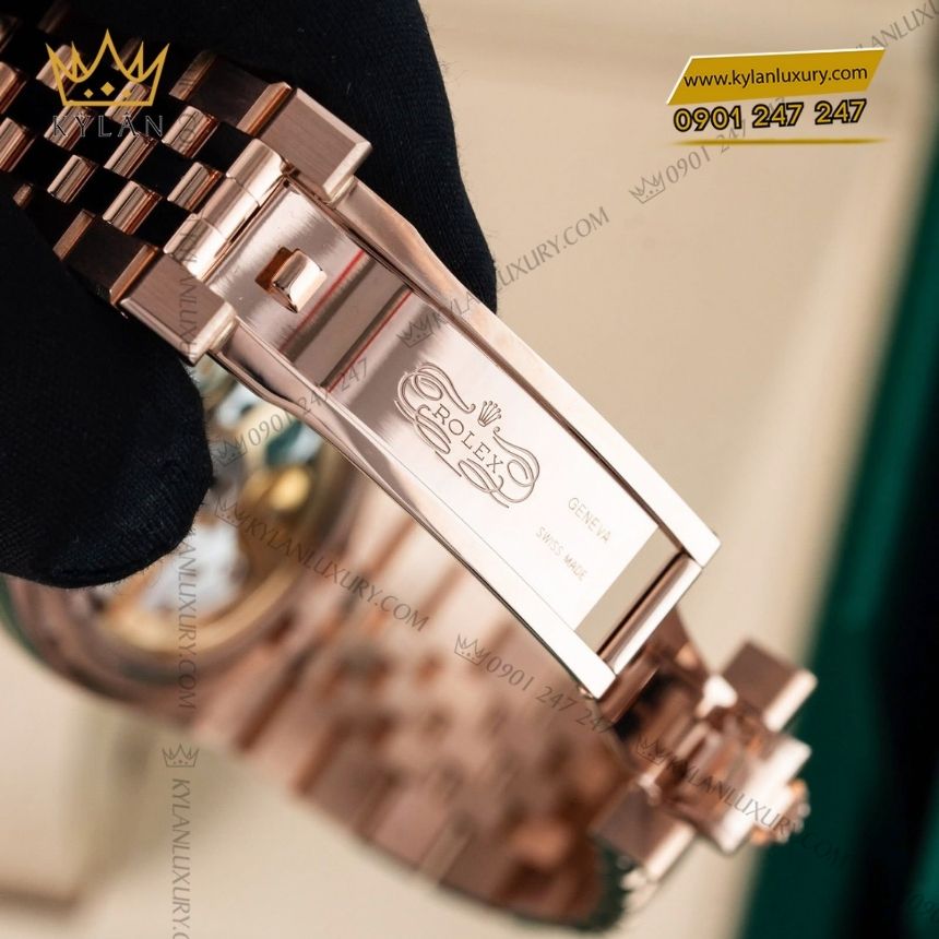 Kỳ Lân Luxury rolex land dweller 36 127235 0001 vang hong 5 Đồng hồ Rolex Land-Dweller 36 127235-0001 vàng hồng