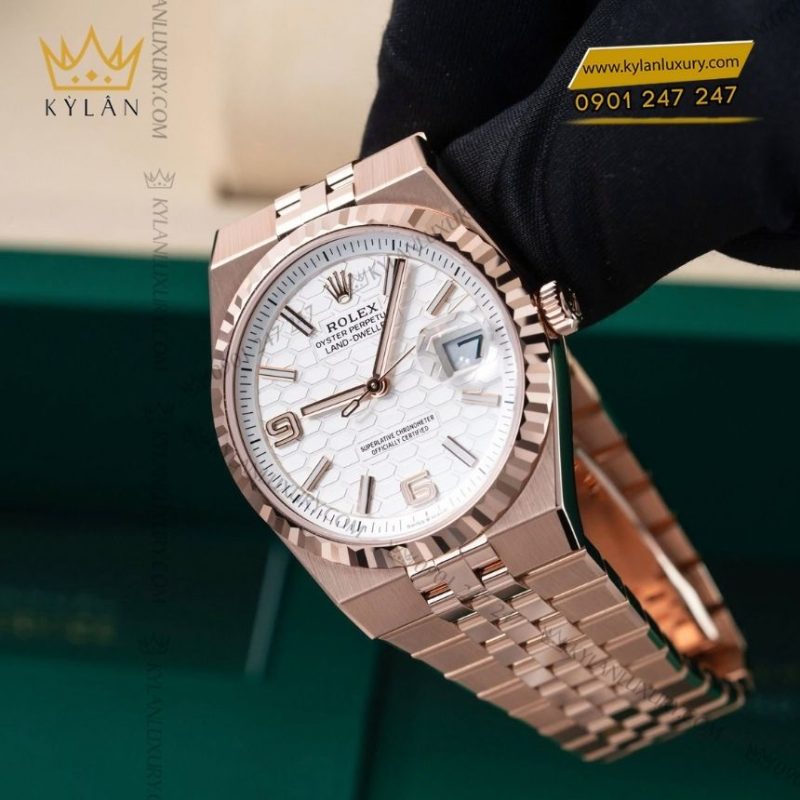 Đồng hồ Rolex Land-Dweller 36 127235-0001 vàng hồng