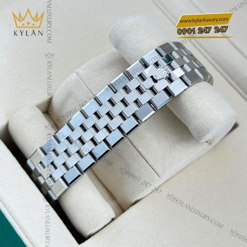 Đồng hồ Rolex Land-Dweller 36 127234-0001 trắng họa tiết tổ ong