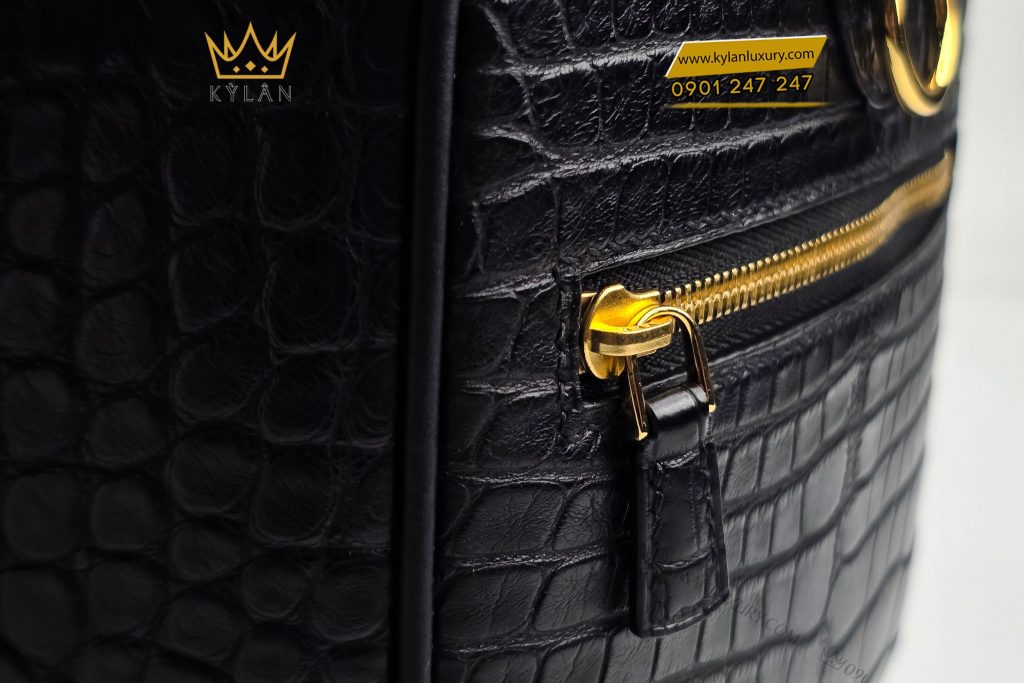 Kỳ Lân Luxury 12 1 Túi xách da cá Alligator