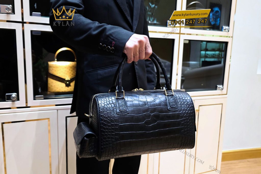 Kỳ Lân Luxury 13 1 Túi xách da cá Alligator