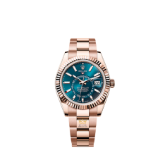 Rolex Sky-Dweller Oyster m336935 - 42 mm mặt số xanh lục lam 