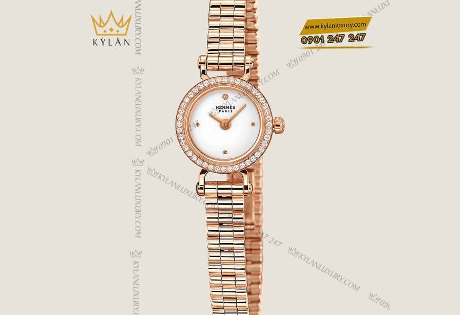 Đồng hồ Hermes Faubourg Watch 15.5MM trang bị bộ máy thạch anh Thụy Sĩ chính xác, chống nước 3 bar, thiết kế nhỏ gọn và sang trọng
