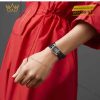 Hermes Cape Cod W052152WW00 với dây da bê Barenia màu đen cao cấp, thiết kế dây đôi dài, khóa thép chắc chắn, hiện đại và sang trọng