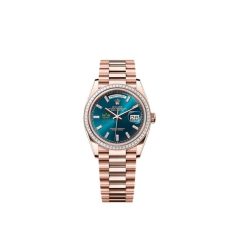 Rolex Day-Date 36mm 128395TBR mặt số xanh lục nam