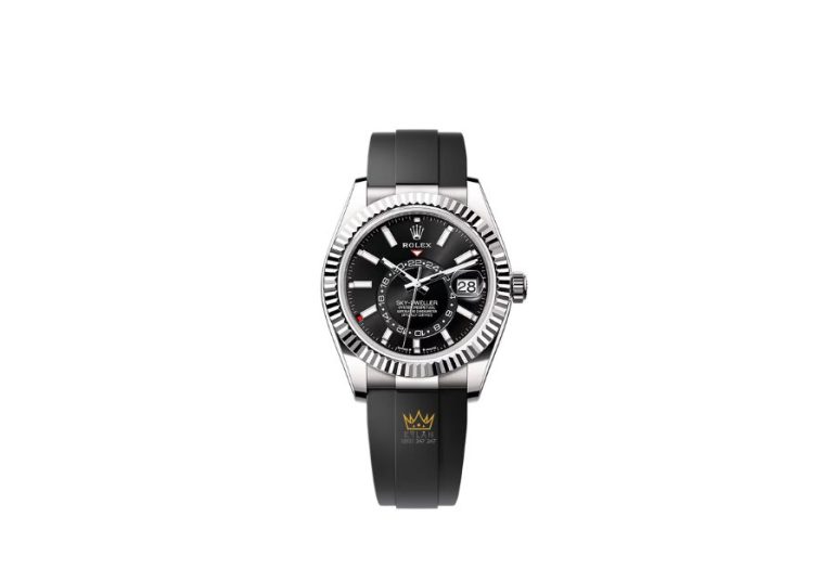 Rolex Sky-Dweller Oyster m336239 – 42 mm, vàng trắng, mặt số đen sáng
