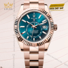Rolex Sky-Dweller Oyster m336935 - 42 mm mặt số xanh lục lam 