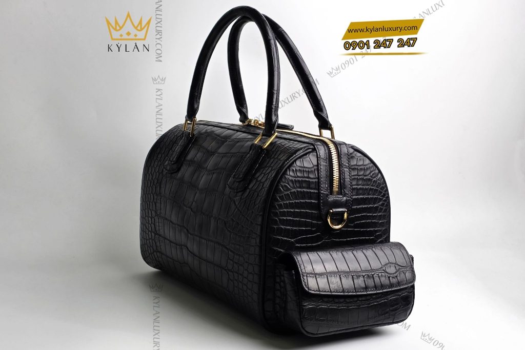 Kỳ Lân Luxury 3 3 Túi xách da cá Alligator
