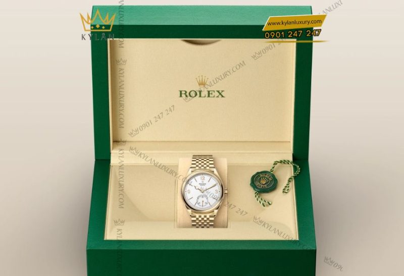 Rolex Perpetual 1908 m52508 mặt số trắng tinh khôi