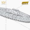 Lắc Tay Serene Stream vàng trắng nguyên khối Au750 đính kim cương