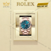 Bộ máy Rolex Calibre 9002 trong Sky-Dweller Oyster 42 mm, tự động chính xác -2/+2 giây, dự trữ 72 giờ, Parachrom xanh dương và chống nước 100m