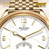 Rolex 1908 m52508 mặt số trắng tinh khôi chải tia tinh xảo, hoàn thiện công nghệ PVD và Magnetron, sang trọng và đầy chiều sâu