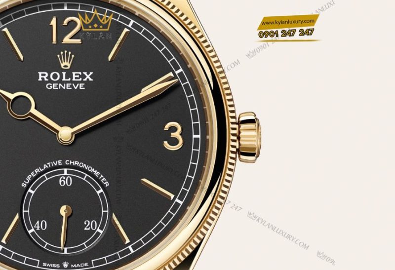 Rolex Perpetual 1908 m52508 mặt số đen tuyền 