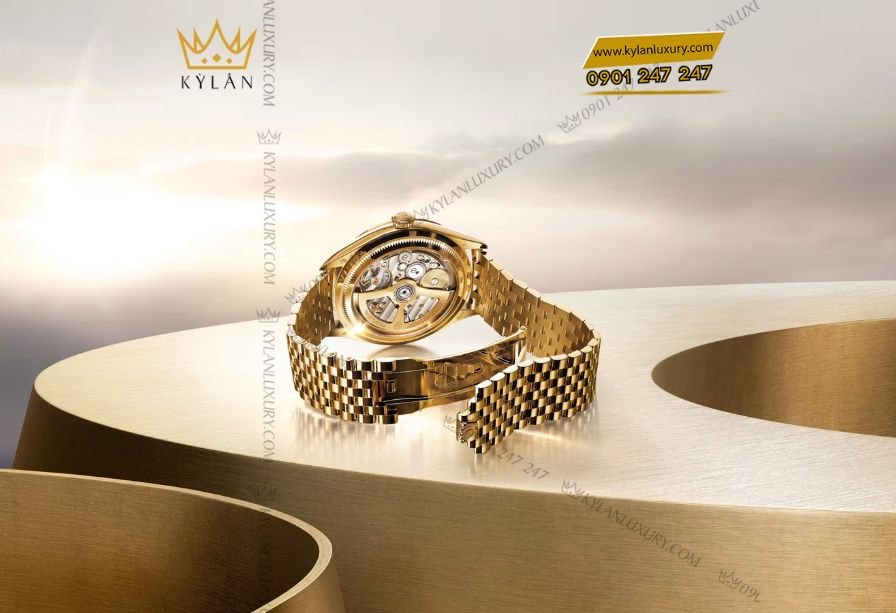 Kỳ Lân Luxury 5 36 Rolex Perpetual 1908 m52508 mặt số trắng tinh khôi