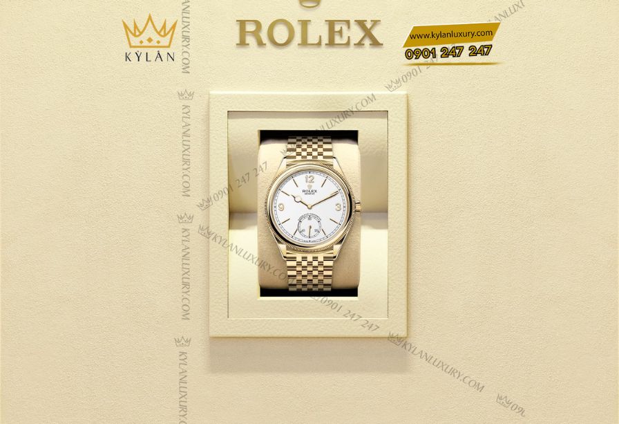 Rolex 1908 Ref. 52508 chế tác từ vàng kim 18 ct độc quyền, tinh khiết và bền bỉ, biểu tượng cho sự xa hoa và trường tồn