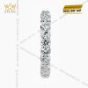 Nhẫn The Apex vàng trắng nguyên khối Au750 đính kim cương