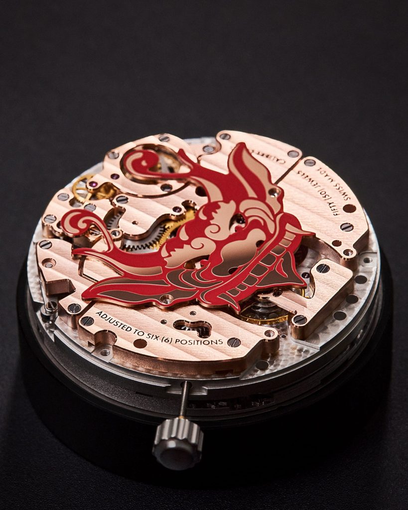 Kỳ Lân Luxury Dong ho Tambour Bushido Automata Manual 468MM1 Đồng hồ Tambour Bushido Automata Manual 46,8mm