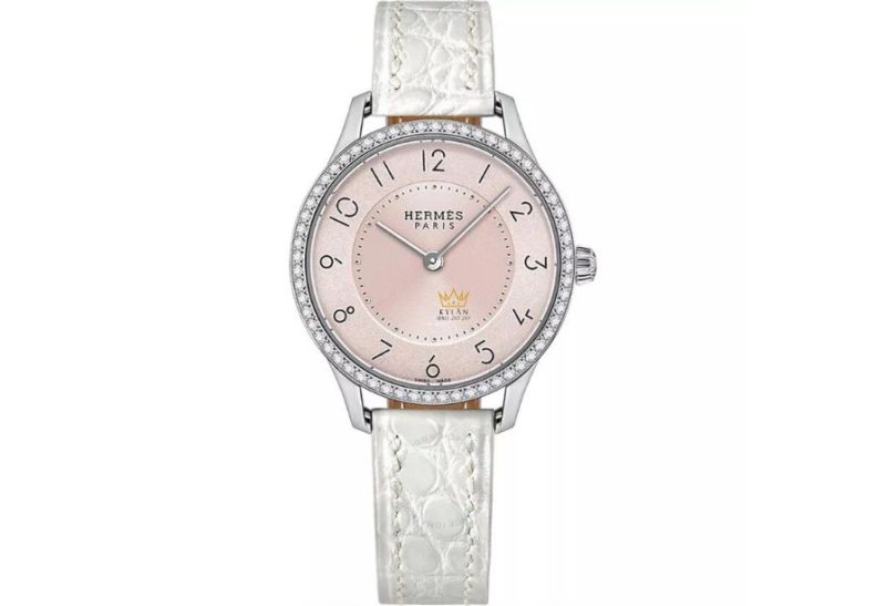 Hermes Slim D'Hermes 044610WW00 mặt số hoa mộc lan