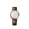 Kỳ Lân Luxury Hermes Heure H Watch 21 x 21 mm 5 1 Rolex Perpetual 1908 m52508 mặt trắng, da nâu