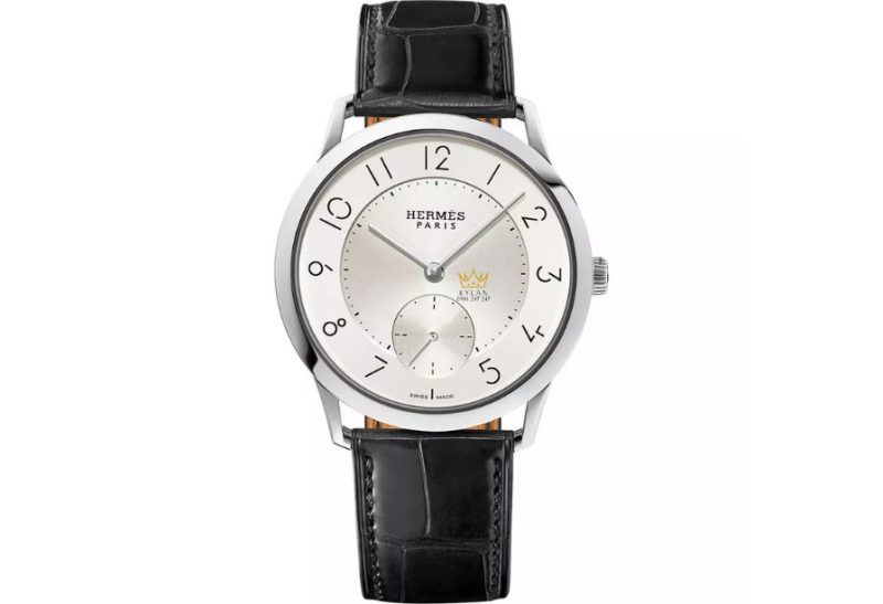 Hermes Slim d’Hermes W041759WW00 mặt số bạc opaline