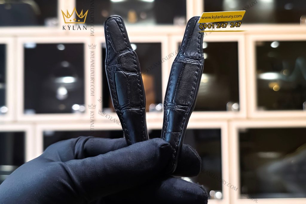 Kỳ Lân Luxury bao da alligator dung cay xam xi ga 2 Bao da Alligator đựng cây xăm xì gà