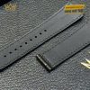 Dây đồng hồ Hublot da cá đen 42mm
