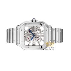 Đồng hồ Cartier Santos de Cartier Skeleton thép lộ cơ CRWHSA0015