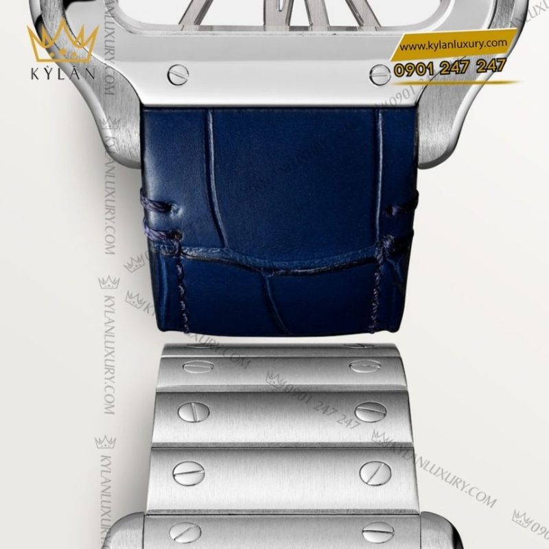 Đồng hồ Cartier Santos de Cartier Skeleton thép lộ cơ CRWHSA0015