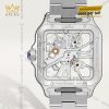 Đồng hồ Cartier Santos de Cartier Skeleton thép lộ cơ CRWHSA0015