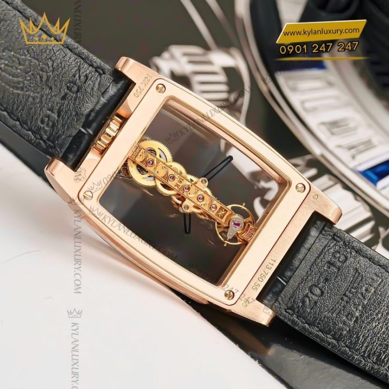 Đồng hồ Corum Golden Bridge Classic viền đá đa sắc B113/02957