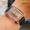 Đồng hồ Corum Golden Bridge Classic viền đá đa sắc B113/02957