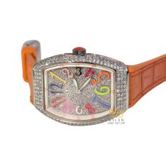 Đồng hồ Franck Muller Vanguard V32 Orange Full Diamonds