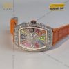 Đồng hồ Franck Muller Vanguard V32 Orange Full Diamonds